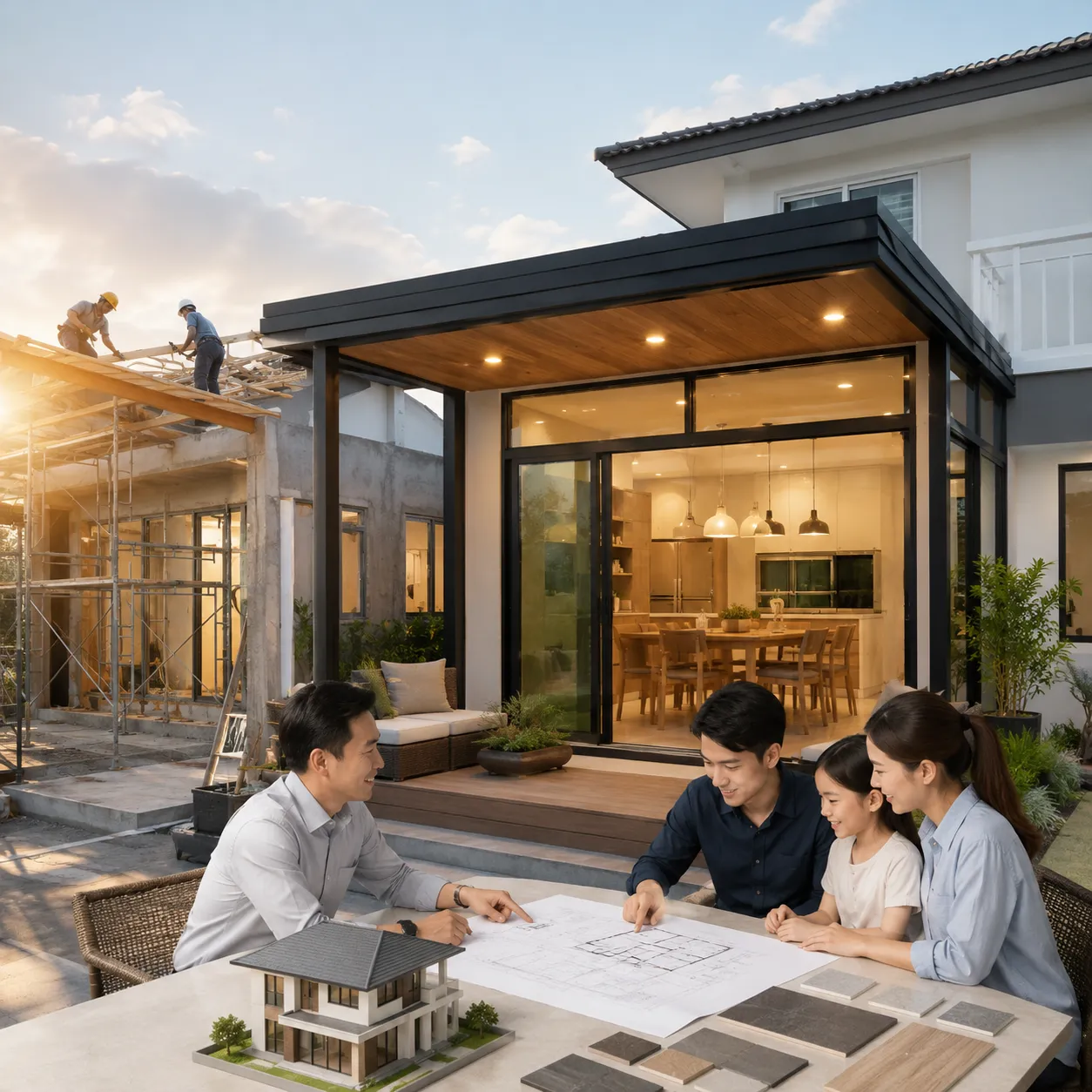 ต่อเติมบ้านกรุงเทพ ให้สวยลงตัว ไม่บานปลาย ครบจบที่เดียว!